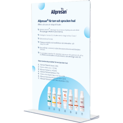 A4 Poster Allpresan Torr & sprucken hud