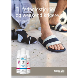 Allpresan Poster, Til fodboldstjerner & weekend krigere